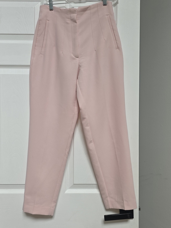 Zara Pants - Zara Light Pink High-Rise Tailored Trousers
